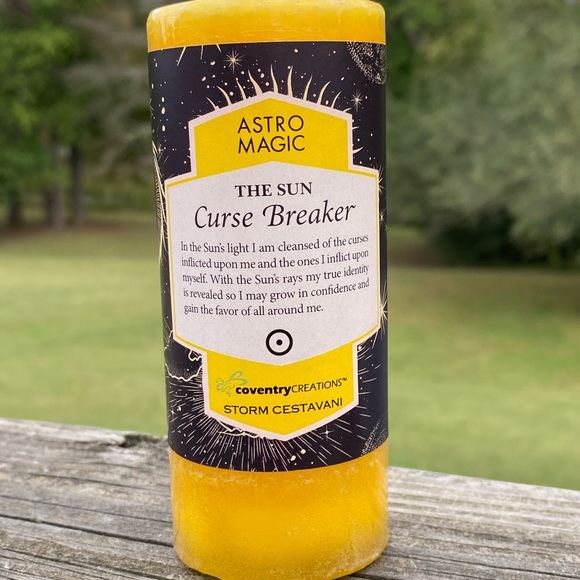 The Sun Astro Magic Candle Curse Breaker Coventry Creations Spell Candle 40 hour - Picture 8 of 9